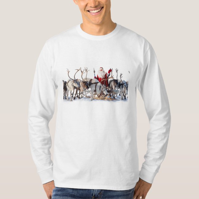 Santa Reindeers Tee (Framsida)