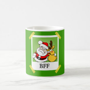 Santa & ren BFF Magisk Mugg