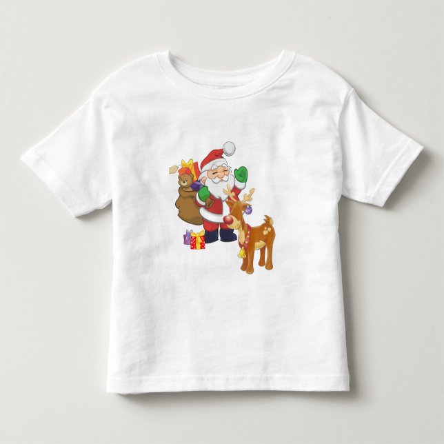 Santa & ren tee (Framsida)