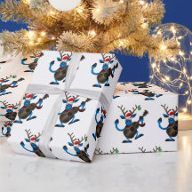 Santa Retder som spelar gitarr