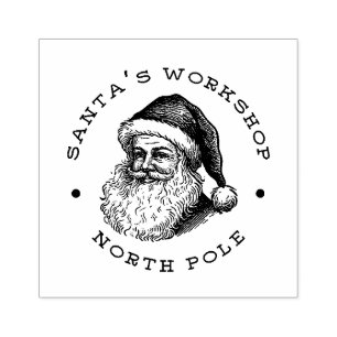 Santa Returadress Stämpel