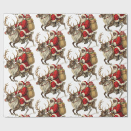 Santa Returadressetikett  Presentpapper