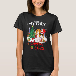 Santa Riding Beagle Det här är min lilla julsvensk T Shirt