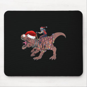 Santa Riding Dinosaur T Rex jul Boys Manar Xma Musmatta