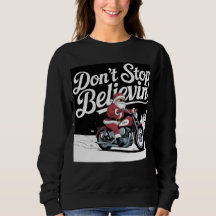 Santa Riding in jul Sweatshirt