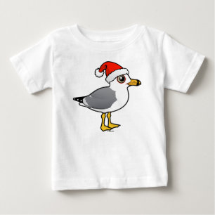 Santa Ring-buggad Gull Tee Shirt