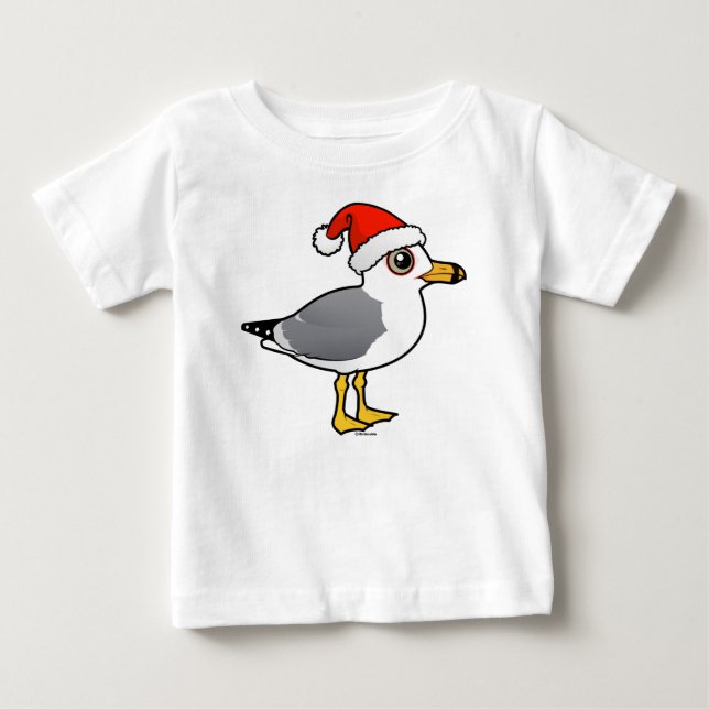 Santa Ring-buggad Gull Tee Shirt (Framsida)