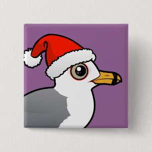 Santa Ring-fakturerade fiskmåsen Knapp