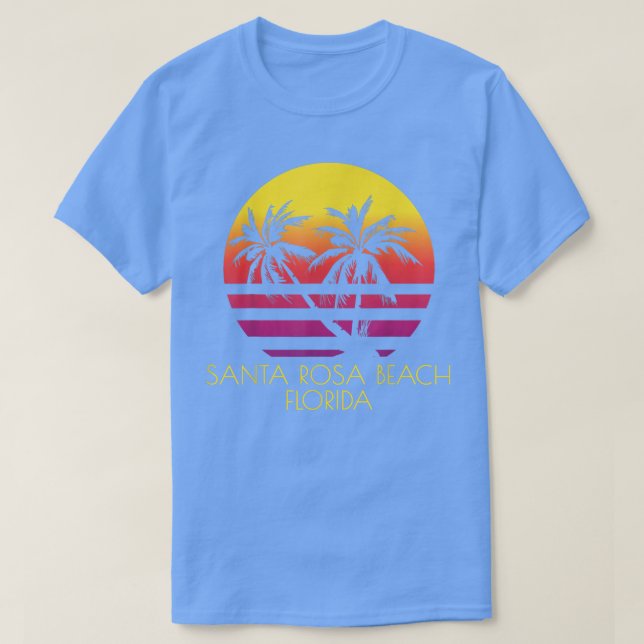 Santa Rosa Beach Florida1006  T Shirt (Design framsida)