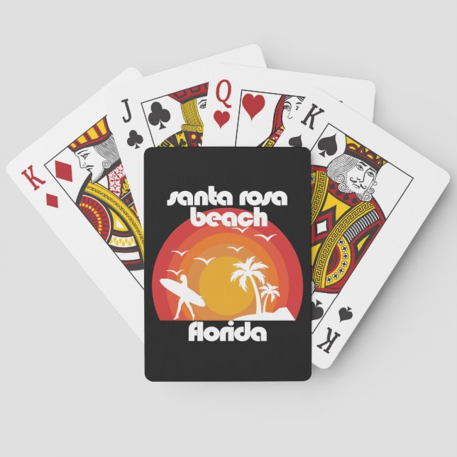 Santa Rosa Beach,Florida Casinokort (Baksidan)