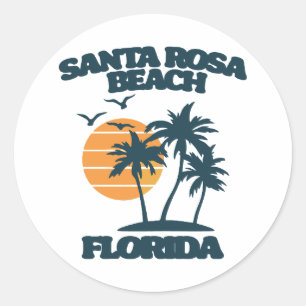 Santa Rosa Beach Florida Runt Klistermärke