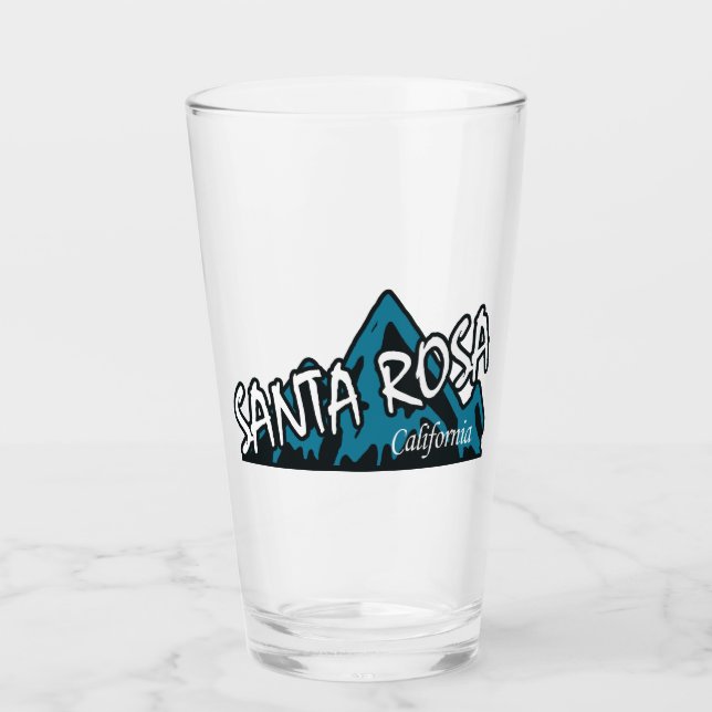 Santa Rosa California Mountains Glaskopp (Framsida)