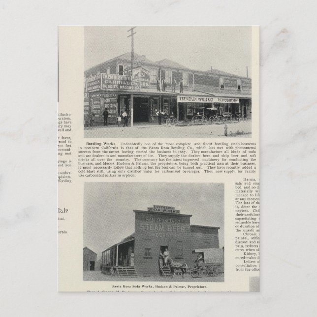 Santa Rosa, Kalifornien 2 Vykort (Framsida)