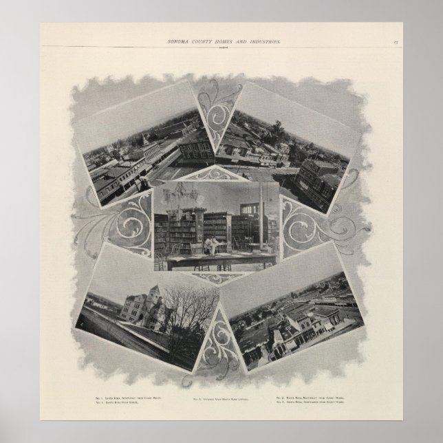 Santa Rosa, Kalifornien 6 Poster (Framsidan)