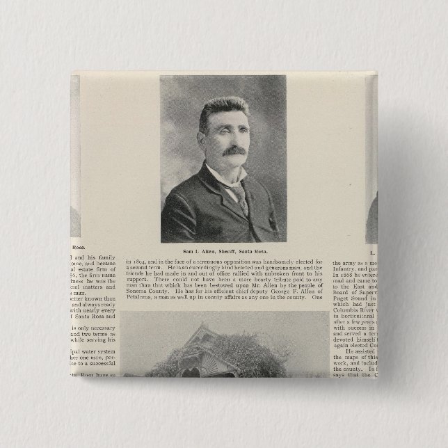 Santa Rosa, Kalifornien Knapp (Framsida)