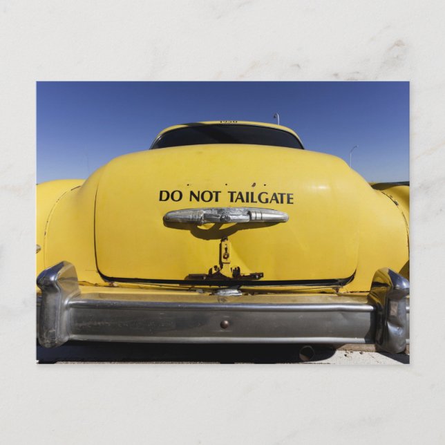 Santa Rosa, New mexico, Förenade Stater. Gamla Yel Vykort (Framsida)