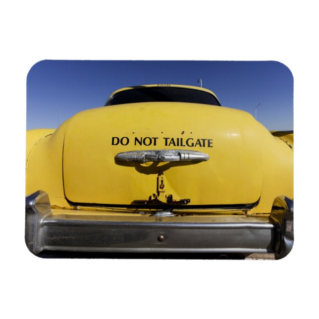 Santa Rosa, New Mexico,USA. Old Yello 2 Magnet (Horisontell)