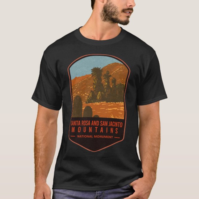 Santa Rosa och San Jacinto-bergen National Monu T Shirt (Framsida)