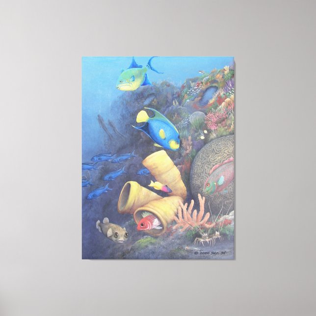 Santa Rosa Wall 1 Fine Art Wrapped Canvas Skriv ut (Framsida)