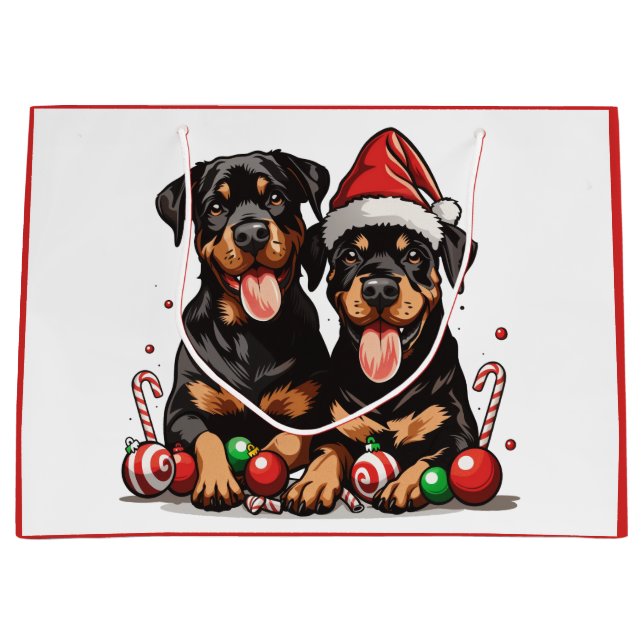 Santa Rottweiler Hund Santa (Framsidan)