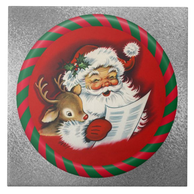 Santa & Rudy Vintage Tile Kakelplatta (Framsidan)