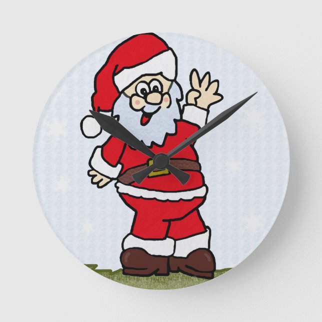 Santa Rund Klocka (Framsida)
