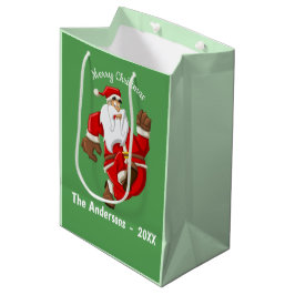 Santa Running jul Monogram