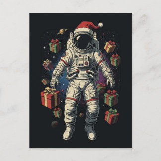 Santa Rymdastronaut Jul Vykort