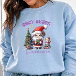 Santa’s Bookish Christmas Cozy Reads T Shirt