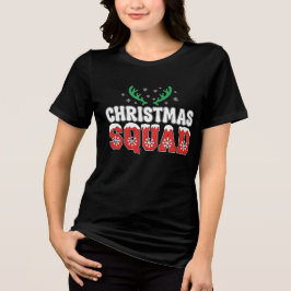Santa’s Christmas Squad | Cute Holiday Matching De T Shirt
