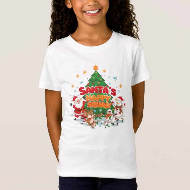 Santa’s Christmas T-Shirt for Kids & Family (Framsida)