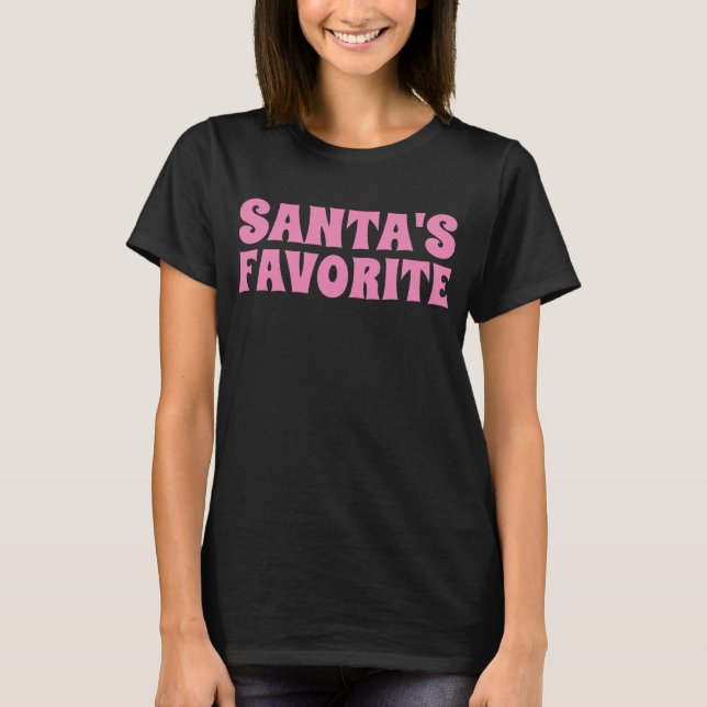 SANTA:S FAVORITCHRISTIMAS T-SHIRTS (Framsida)