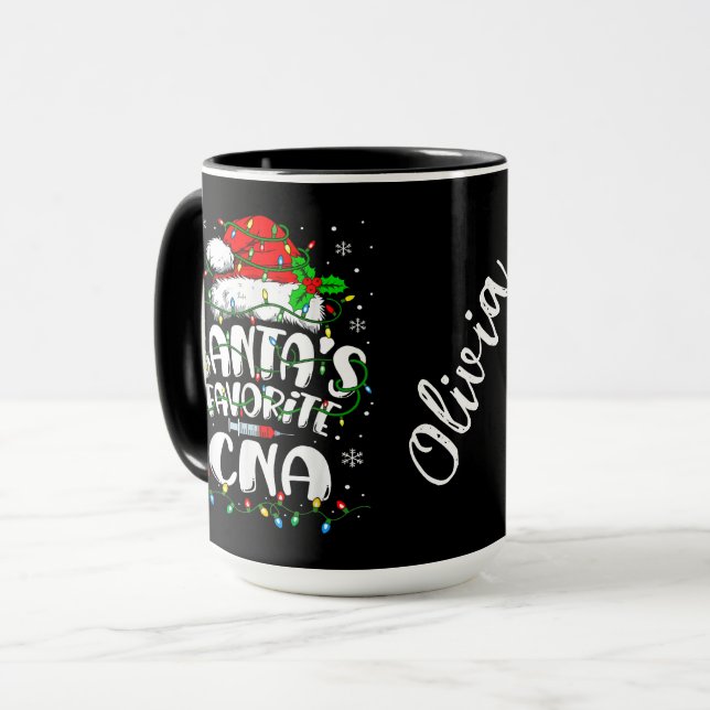 Santa’s Favorite CNA Mugg (Framsida vänster)