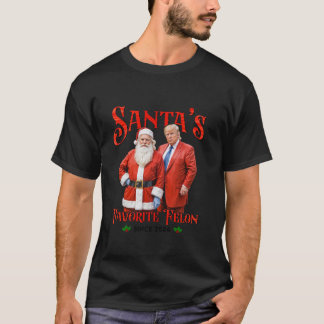Santa s Favorite Felon sedan 2024 jul Julafton F T Shirt