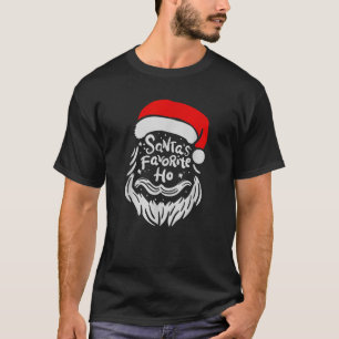 Santa s Favorite Ho T Shirt Funny jultomten