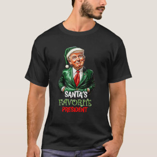 Santa s Favorite President Funny Santa Trump 2024 T Shirt