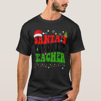 Santa s Favorite Teacher jullärare Julafton Te T Shirt