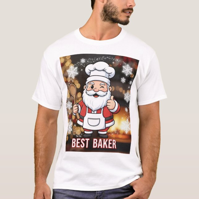Santa’s Favorite Teacher / Nurse / Mom / Gamer T Shirt (Framsida)