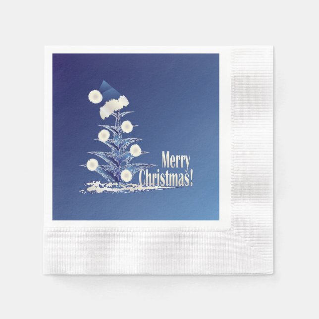 Santa s Julgran Pappersservett (Framsidan)