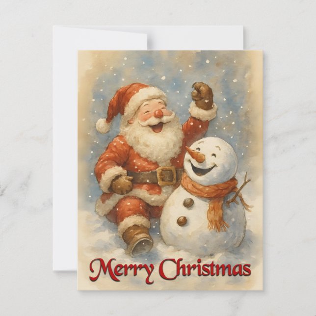 Santa’s Laughter in Winter’s Embrace (Framsida)