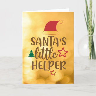 SANTA:S LITE HJÄLPER HELGKORT