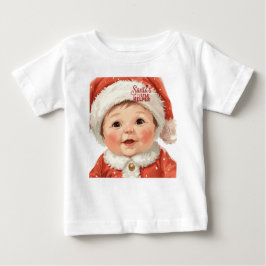 Santa’s Little Helper Baby Shirt | Cute Christmas T