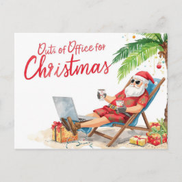 Santa’s Online Programmer Merry Christmas! Helg Vykort