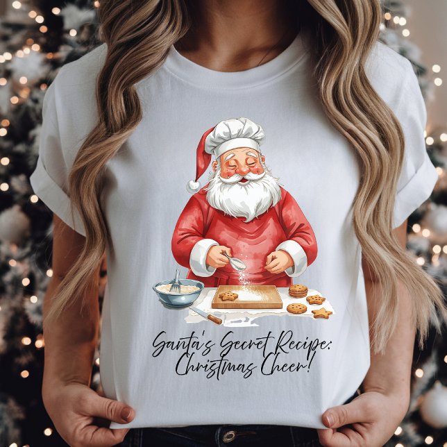 Santa’s Secret Recipe: Christmas Cheer!  T Shirt (Skapare uppladdad)