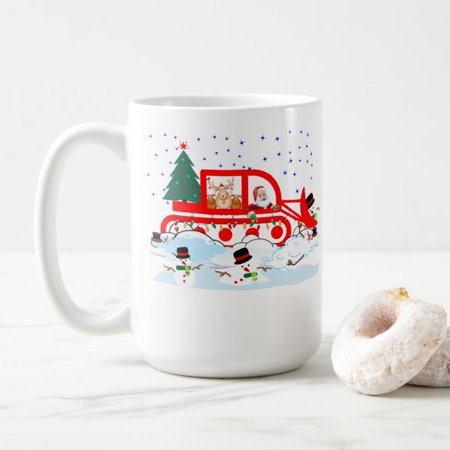 Santa’s Snowplow Shenanigans – Wreck the Halls! Kaffemugg (Med munk)