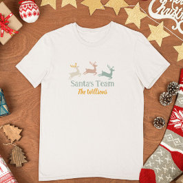 Santa’s Team | Matching Family Christmas T Shirt
