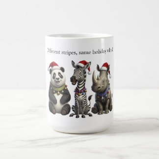 Santa’s Wild Trio Kaffemugg