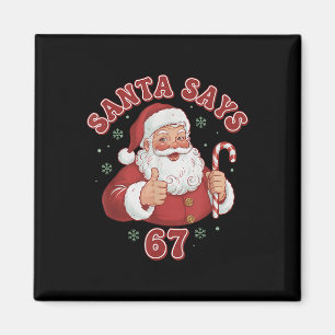 Santa säger 67 roliga retro julmemes magnet