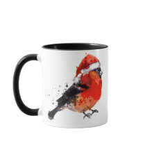 Santa Santa Bird Kaffe koppar