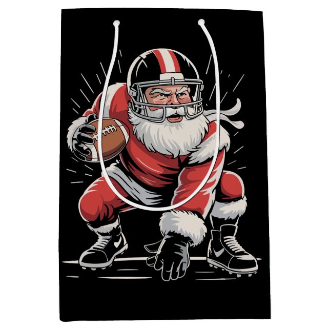 Santa Santa Football Lineman Quarterback (Framsidan)
